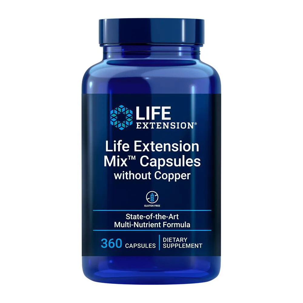 LIFE EXTENSION MIX (SEM COBRE) 360 CáPSULAS IMPORTADO