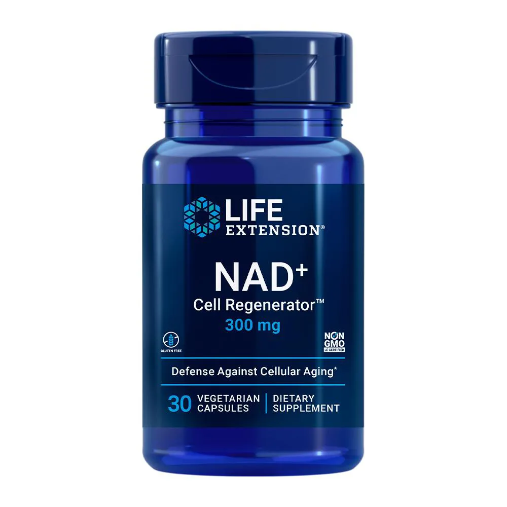 NAD+ CELL REGENERATOR 300MG LIFE 30 SOFTGELS IMPORTADO