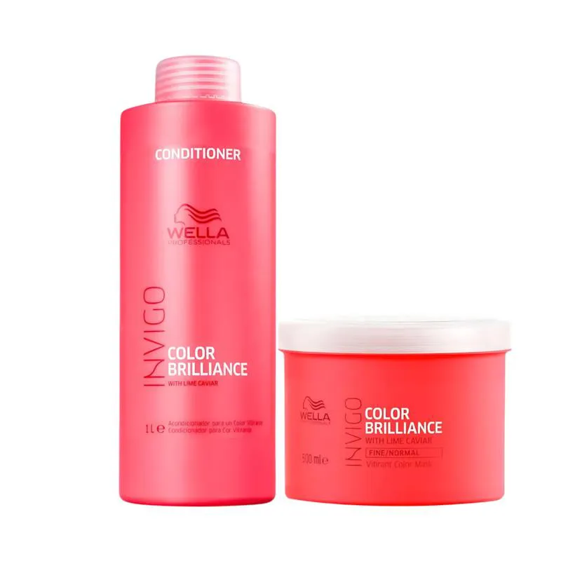 WELLA INVIGO COLOR BRILLIANCE KIT TRATAMENTO DUO SALON