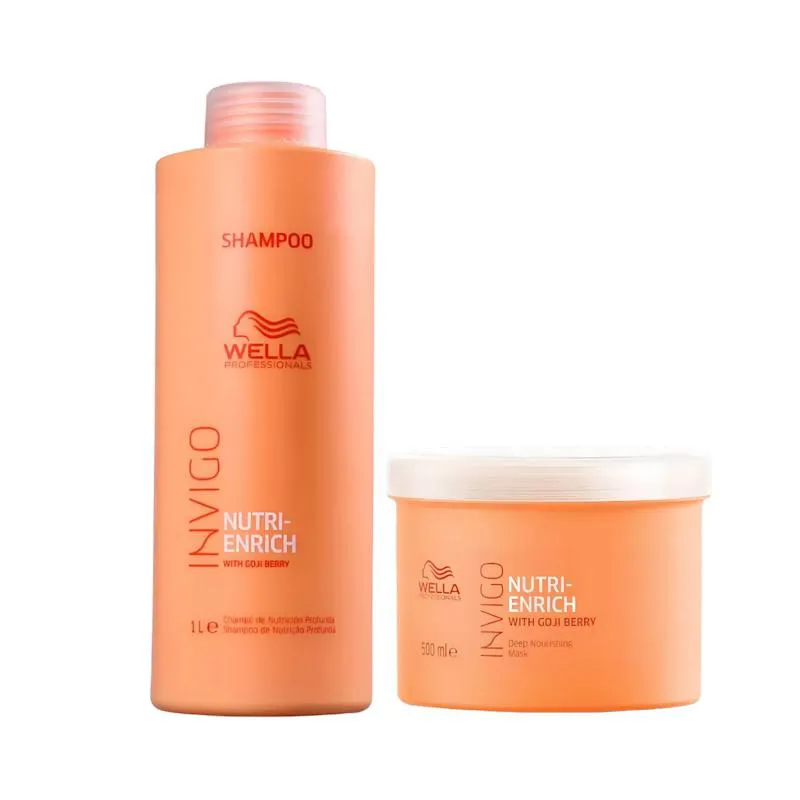 WELLA INVIGO NUTRI ENRICH KIT TRATAMENTO DUO SALON