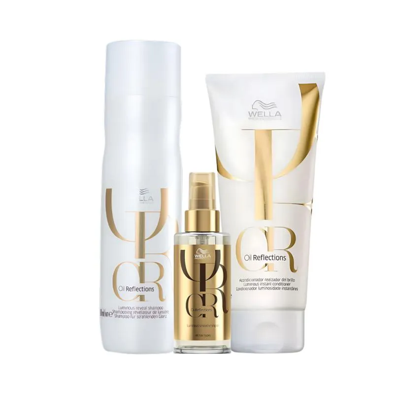 WELLA PROFESSIONALS OIL REFLECTIONS KIT 3 PRODUTOS