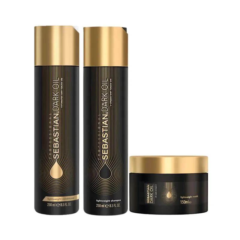 WELLA SEBASTIAN DARK OIL KIT HOME CARE 3 PRODUTOS