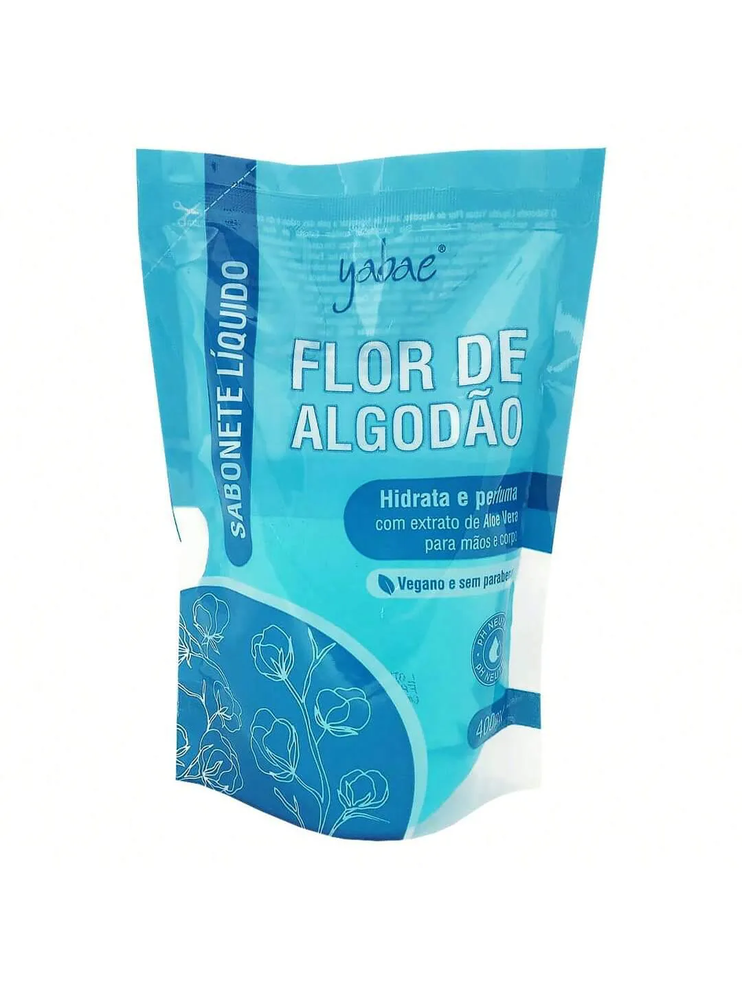 SABONETE LíQUIDO REFIL - YABAE Flor DE Algodão