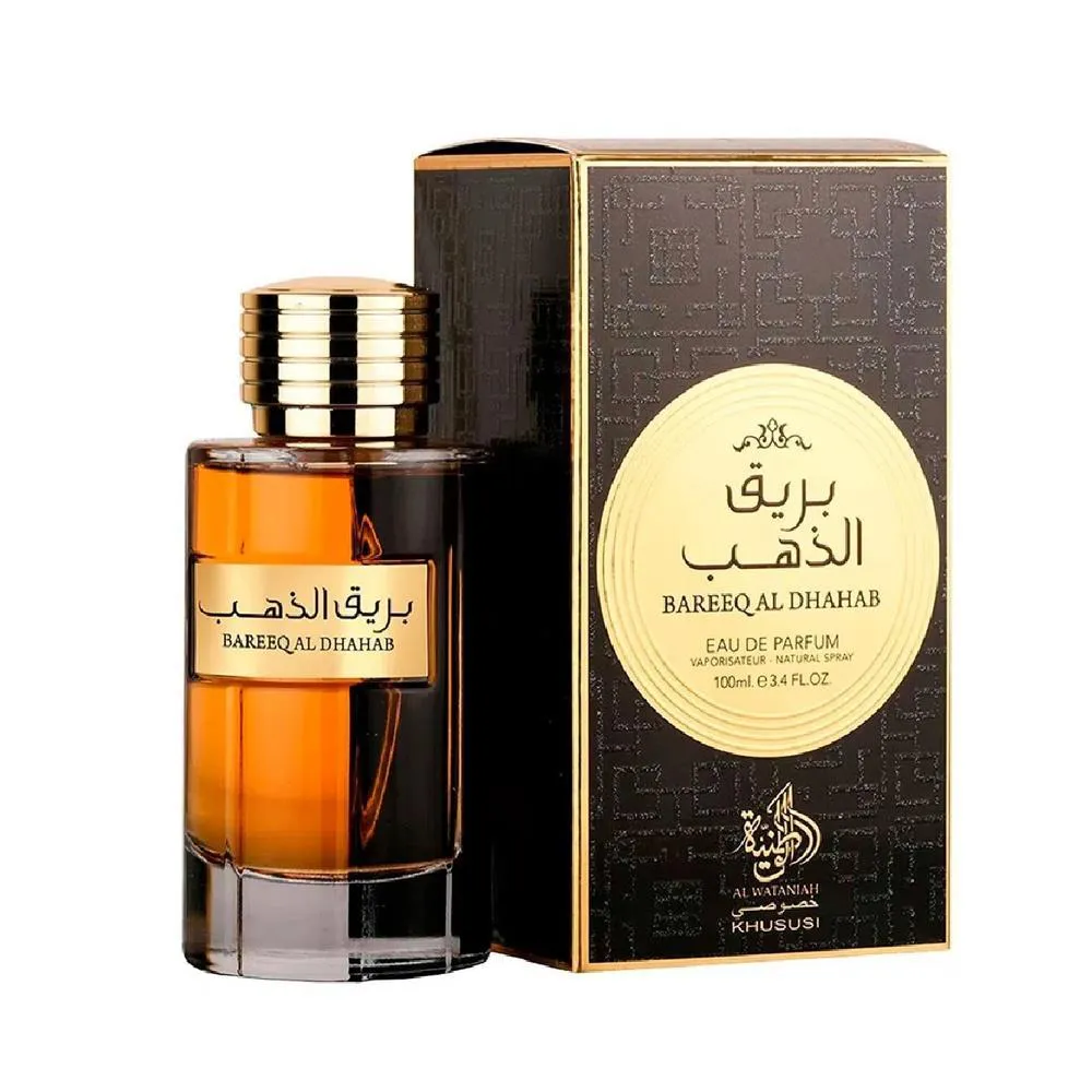 BAREEQ AL DHAHAB AL WATANIAH  - PERFUME ÁRABE MASCULINO EDP 100 ML