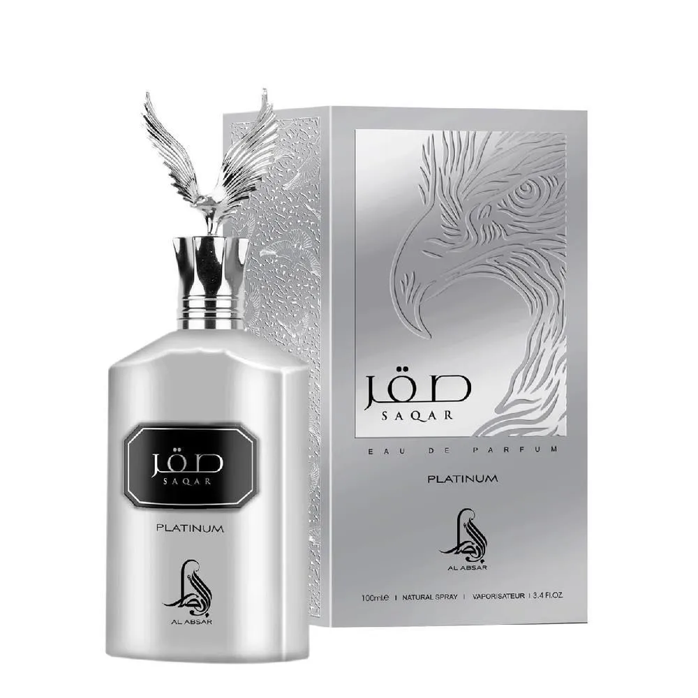 SAQAR PLATINUM AL ABSAR PERFUME MASCULINO EDP 100ML