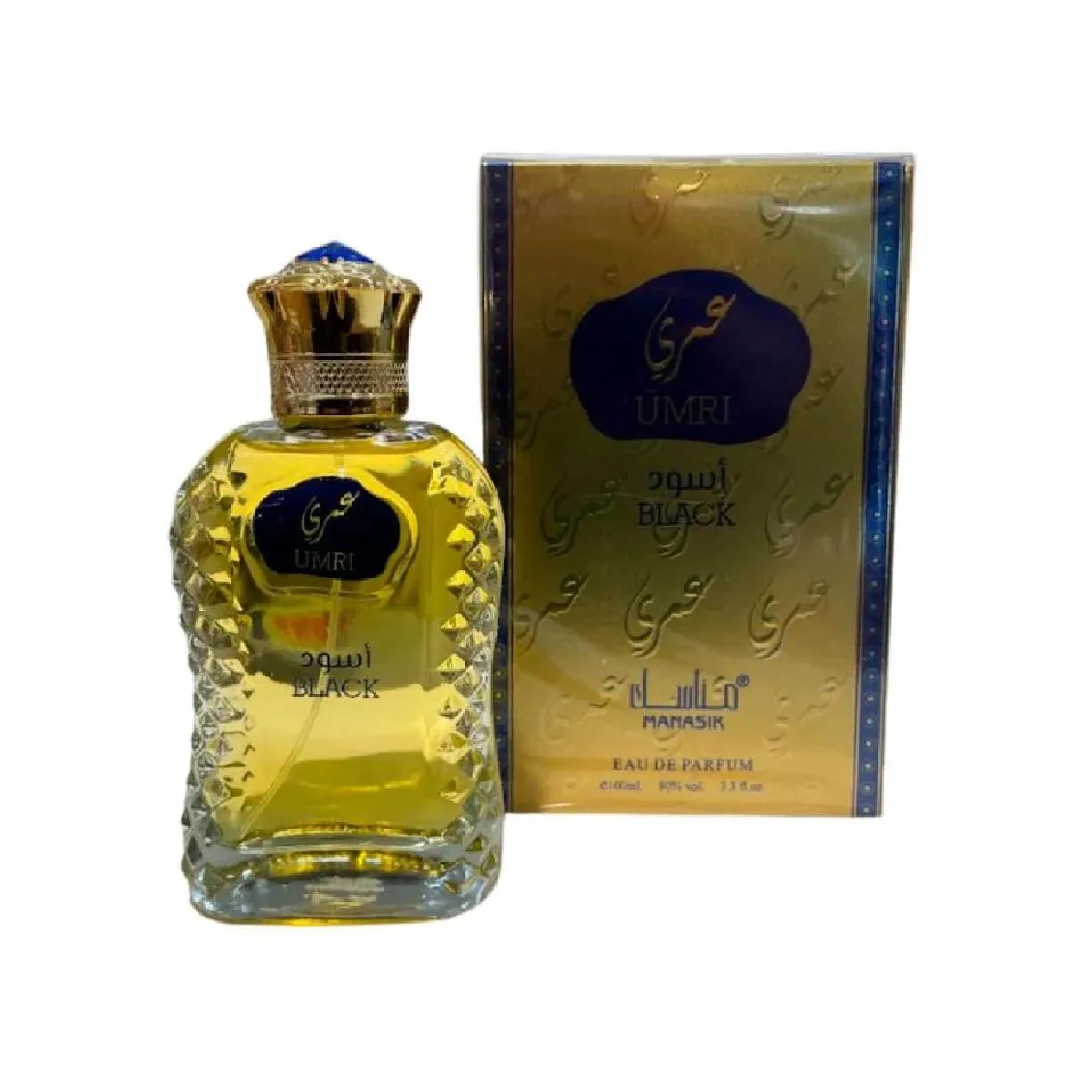 UMRI BLACK MANASIK - PERFUME ÁRABE MASCULINO - EDP 100ML