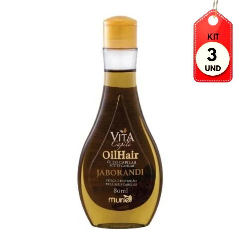 KIT C-03 MURIEL VITA CAPILI óLEO DE JABORANDI 80ML