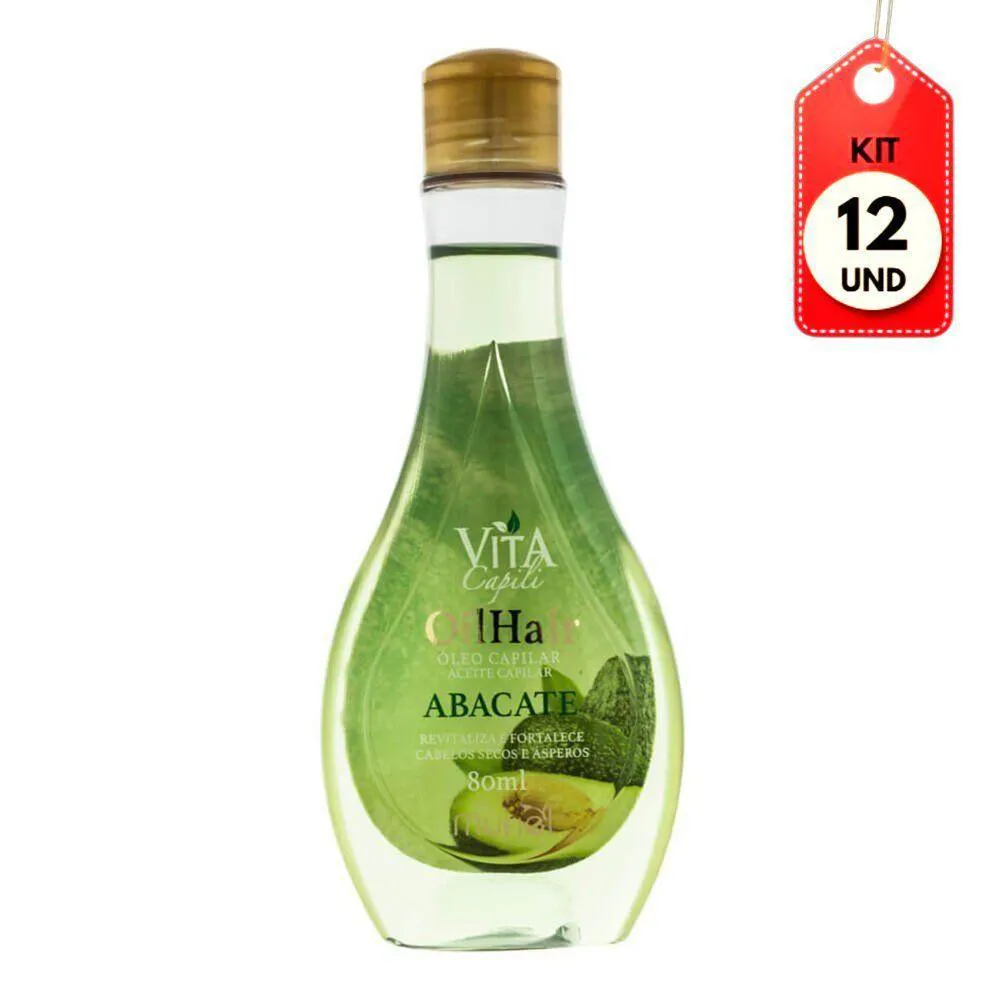 KIT C-12 MURIEL óLEO DE ABACATE 80ML