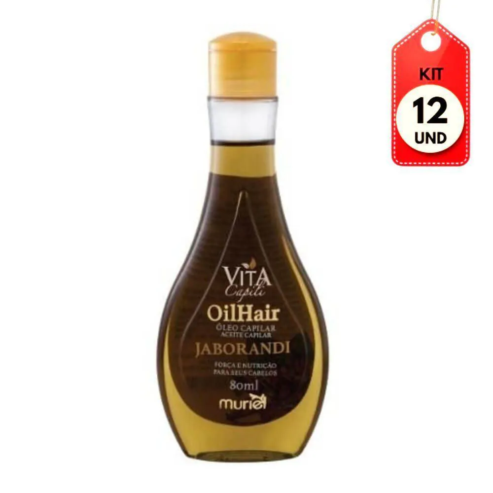 KIT C-12 MURIEL VITA CAPILI óLEO DE JABORANDI 80ML