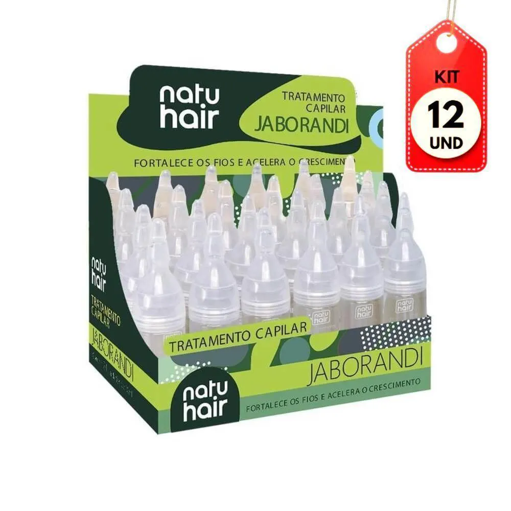 KIT C-12 NATUHAIR JABORANDI VITAMINA CAPILAR 24X10ML