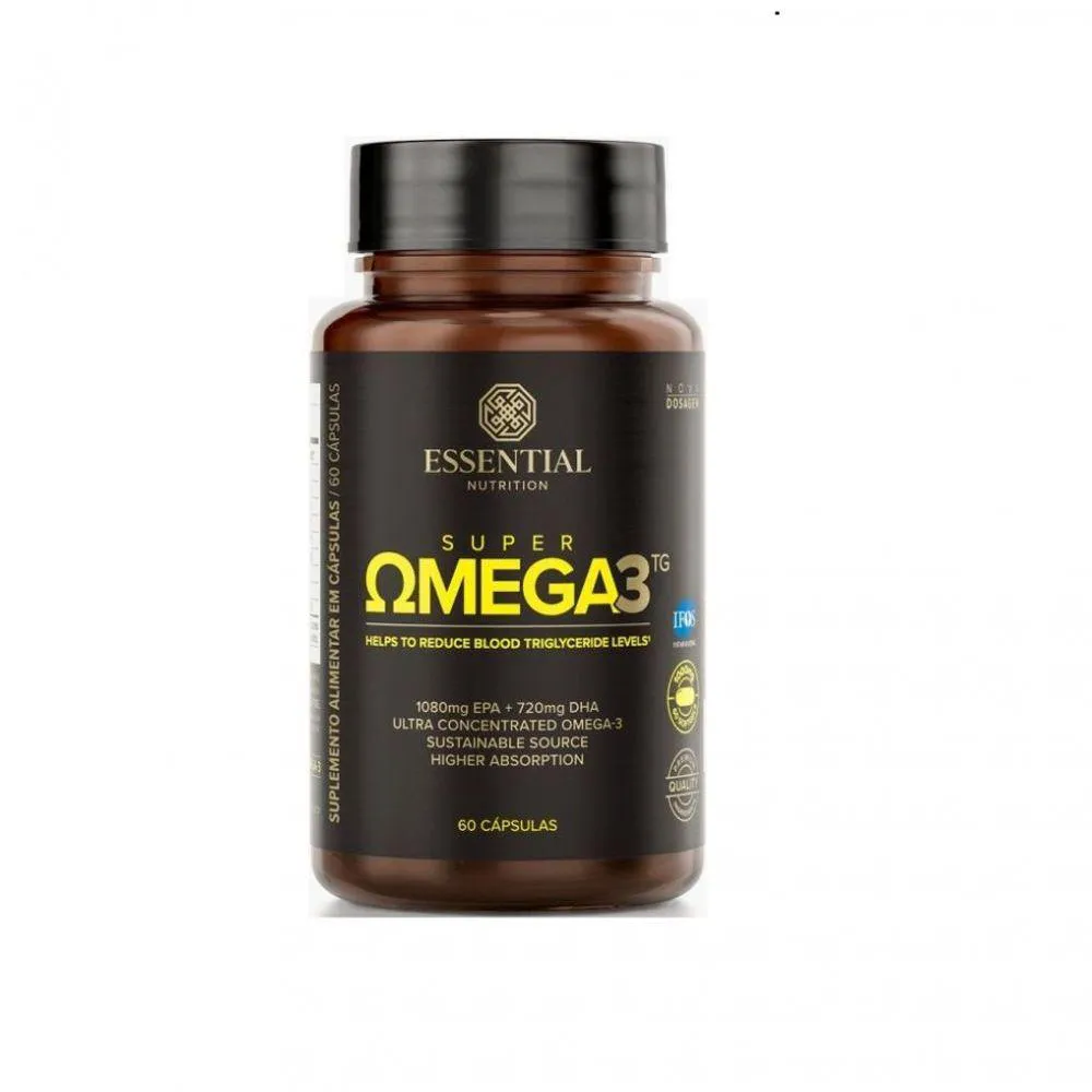 SUPER OMEGA 3 TG 60 CAPS NOVA EMBALAGEM PADRãO ÚNICO