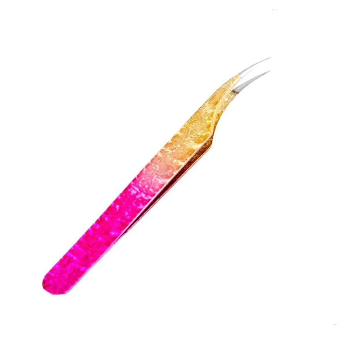 PINçA GOLFINHO ROSA E DOURADO EXTENSãO CíLIOS