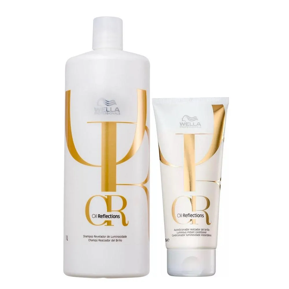 WELLA OIL REFLECTIONS PROFESSIONALS - KIT SHAMPOO 1L + CONDICIONADOR 200ML