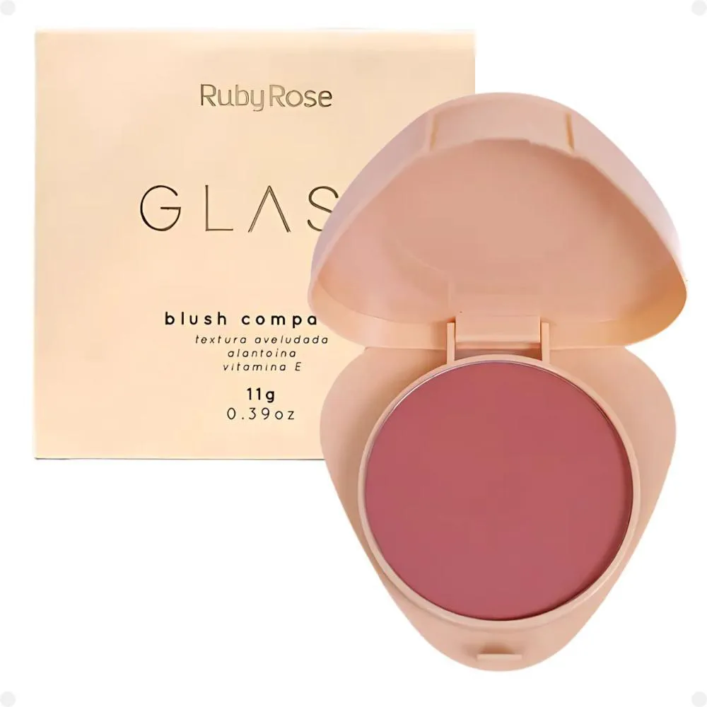 BLUSH COMPACTO RUBY ROSE GLASS GB50 HB-6120-5