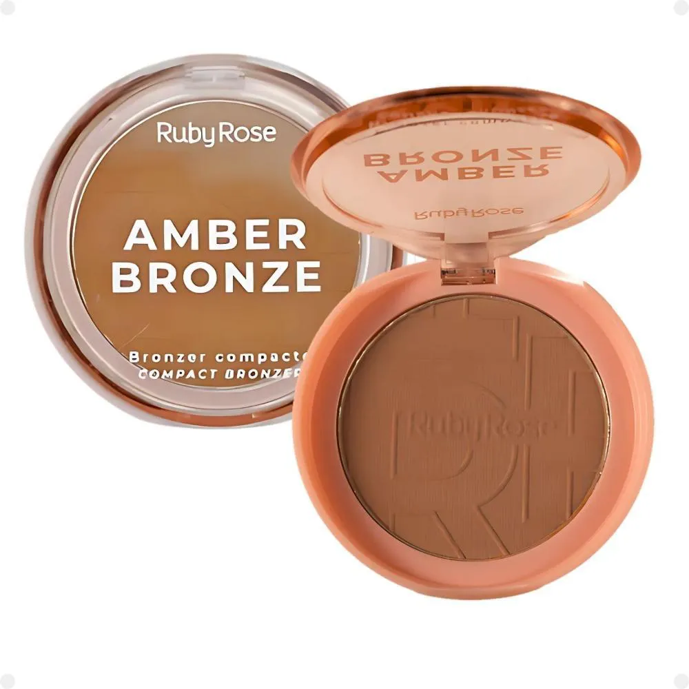 BRONZER COMPACTO RUBY ROSE AMBER BRONZE HONEY GLOW HB-M202-2