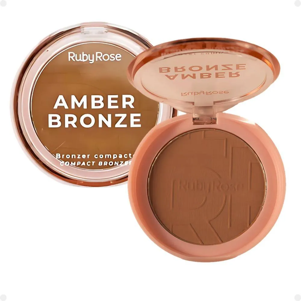 Bronzer Compacto Ruby Rose Amber Bronze Sunburst Hb-M202-3