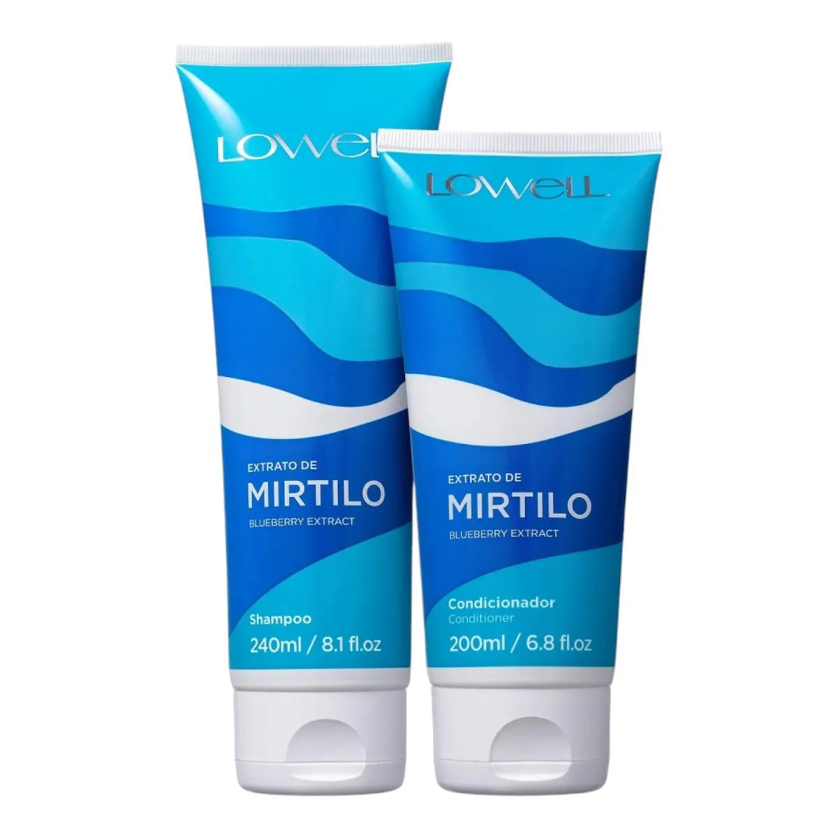 KIT LOWELL EXTRATO DE MIRTILO SHAMPOO 240ML + CONDICIONADOR 200ML