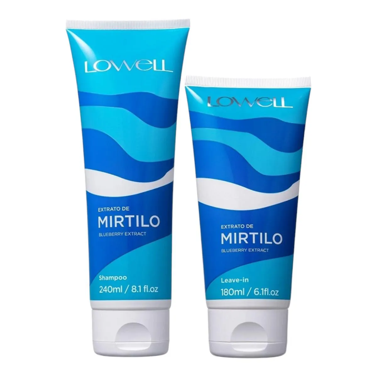 KIT LOWELL EXTRATO DE MIRTILO SHAMPOO 240ML + LEAVE-IN 180ML