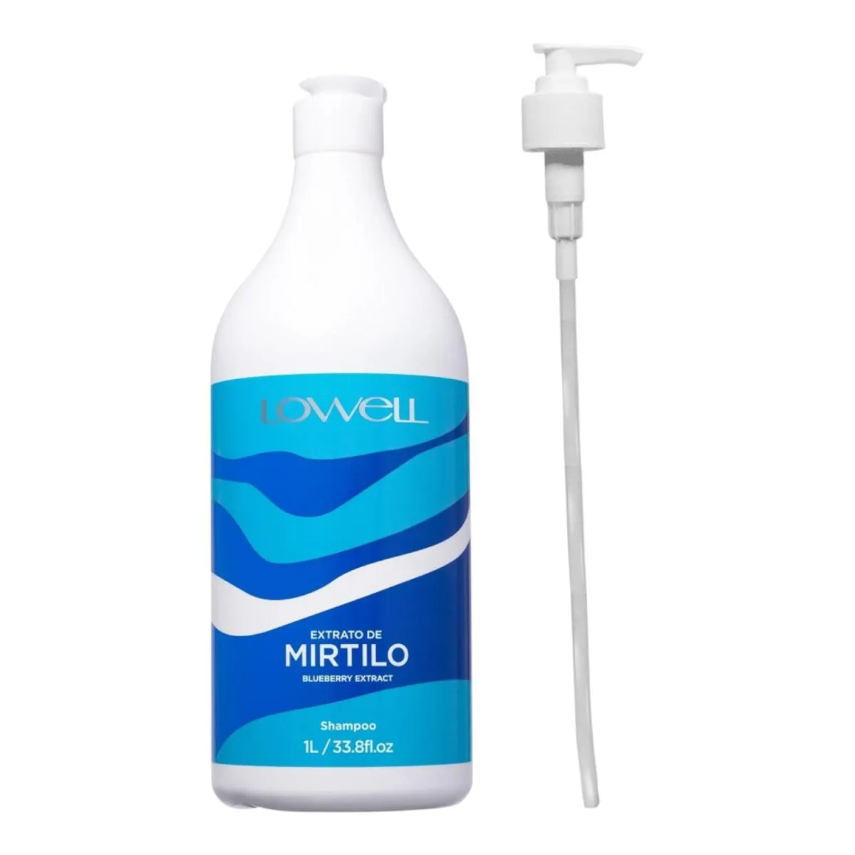 LOWELL EXTRATO DE MIRTILO - SHAMPOO 1 LITRO + VáLVULA PUMP