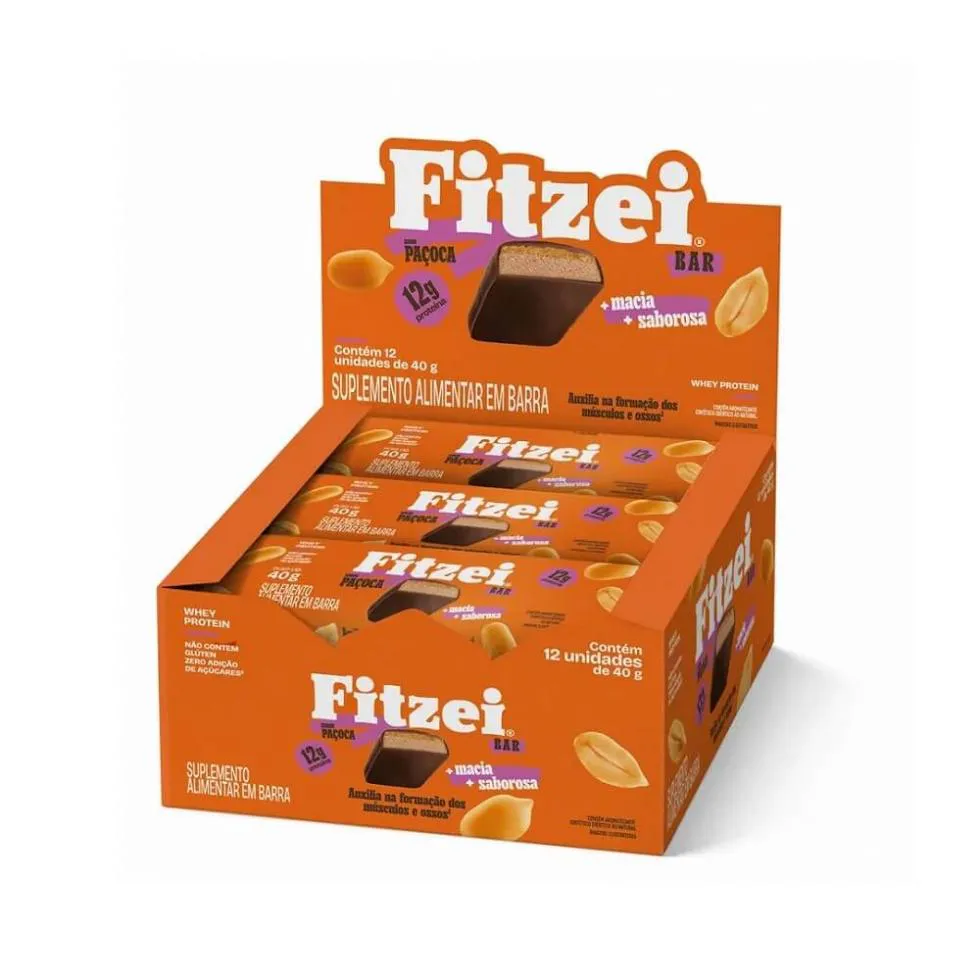 FITZEI BAR DISPLAY (12 UNID 40G) - SABOR: PAçOCA