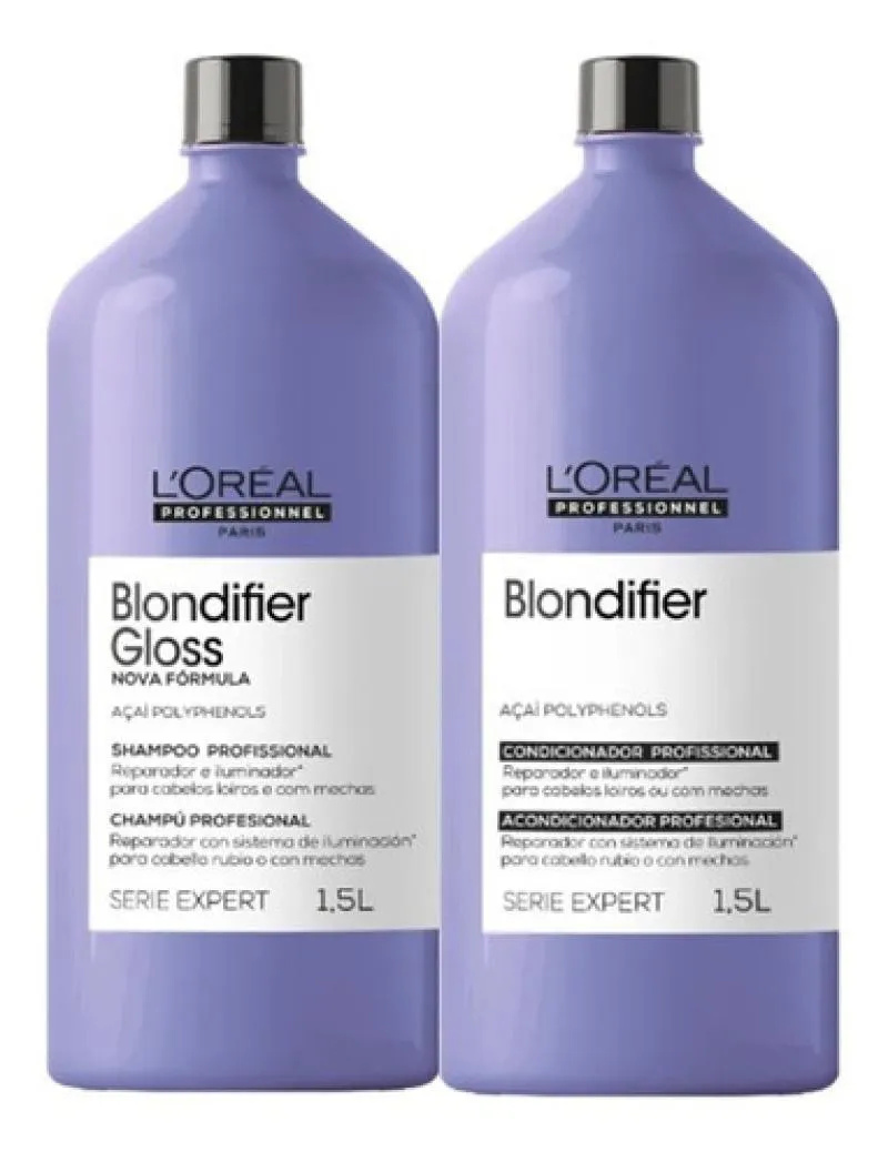 LOREAL PROFESSIONNEL KIT SHAMPOO+COND BLONDIFIER GLOSS 1,5L