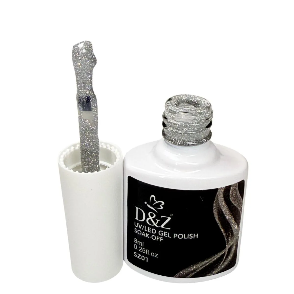 ESMALTE GEL LED/UV GLITTER REFLETIVO SZ01  8ML  - D&Z