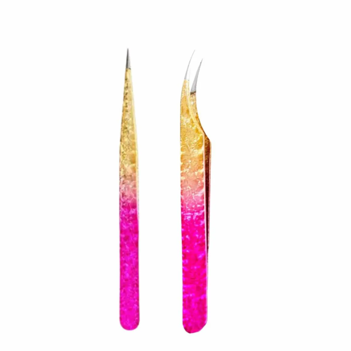 KIT PINçA SEMI CURVA + GOLFINHO COLORIDO EXTENSãO CíLIOS