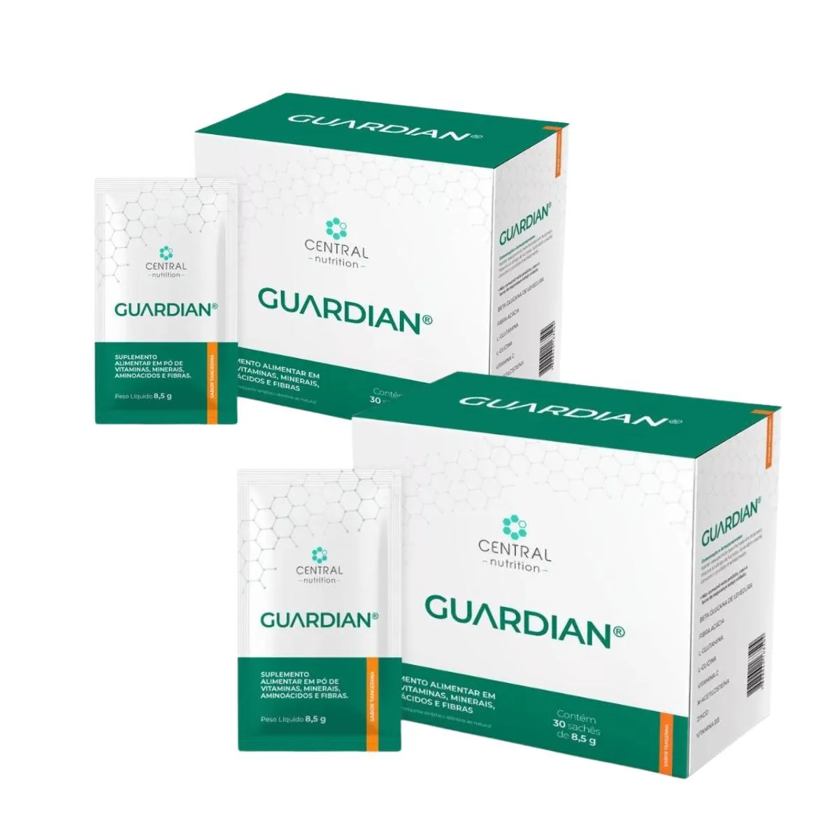 KIT 2 GUARDIAN® - 8,5G 30 SACHêS - SABOR TANGERINA