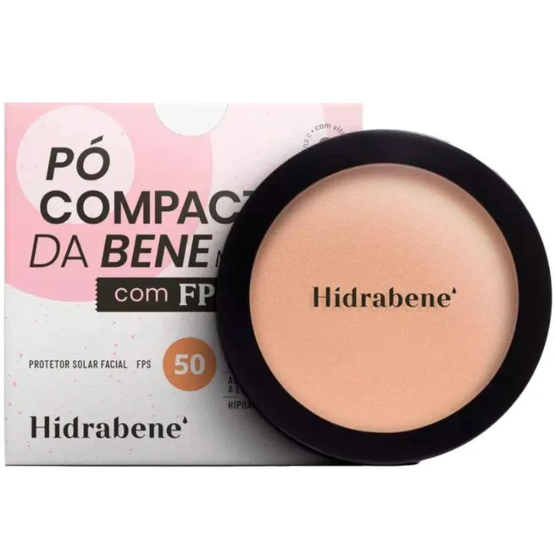 Pó COMPACTO DA BENE FPS 50 CLARO 10G - HIDRABENE