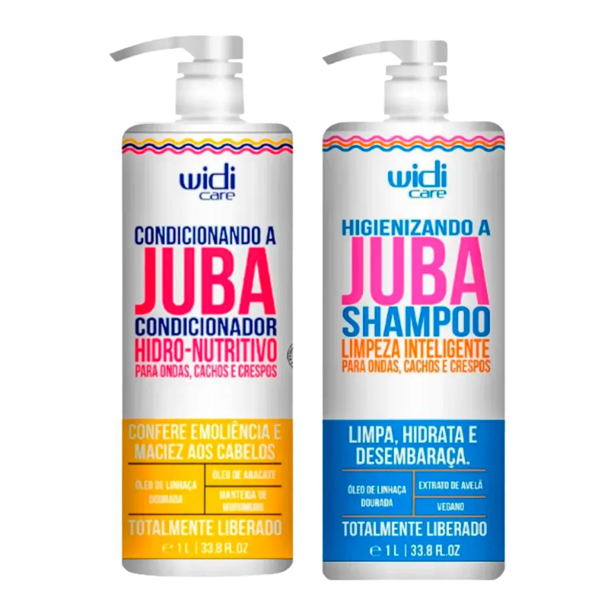 WIDI CARE KIT SHAMPOO + CONDICIONADOR JUBA 1L