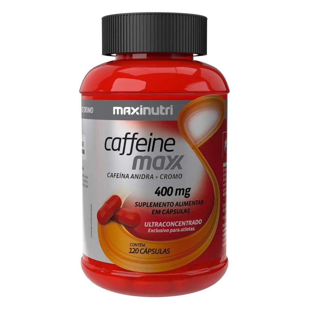 CAFFEINE MAXX 420MG CAFEINA ANIDRA 120 CáPSULAS MAXINUTRI