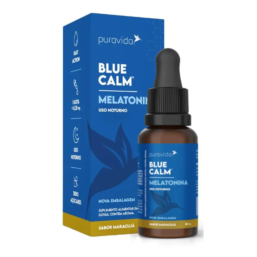 BLUE CALM MELATONINA MARACUJA PURA VIDA 20ML