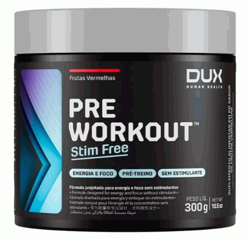 PRE WORKOUT ORIGINAL STIM FREE (300G) - FRUTAS VERMELHAS