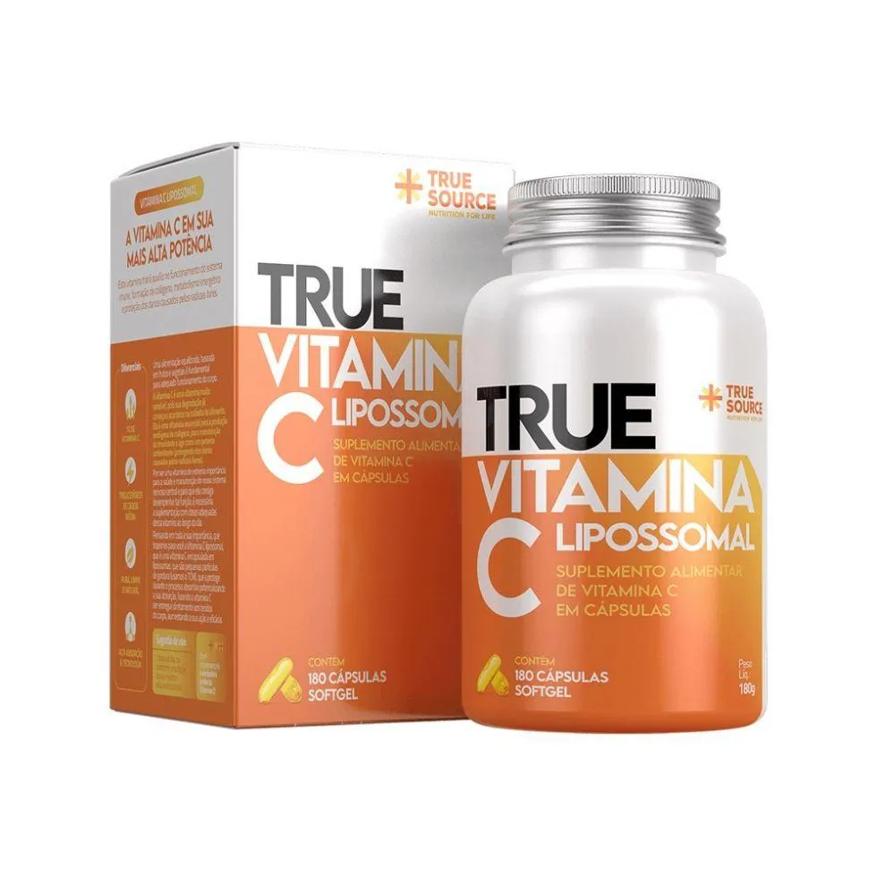 TRUE VITAMINA C LIPOSSOMAL (180 CAPS) - TRUE SOURCE