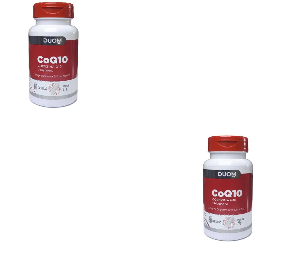 KIT 2 SUPLEMENTO COENZIMA Q10 COM 60CAPS - DUOM