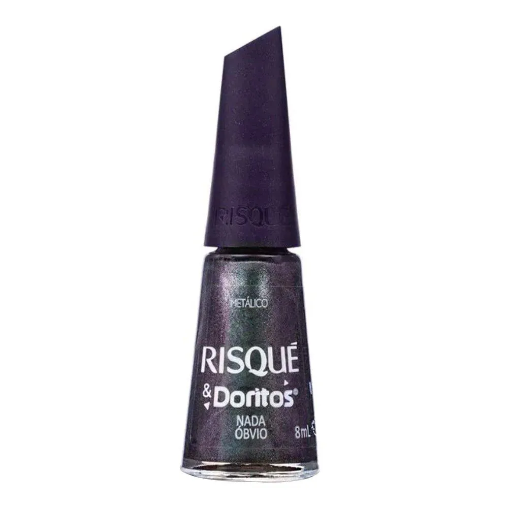 ESMALTE RISQUé METáLICO DORITOS NADA ÓBVIO AVULSO 8ML