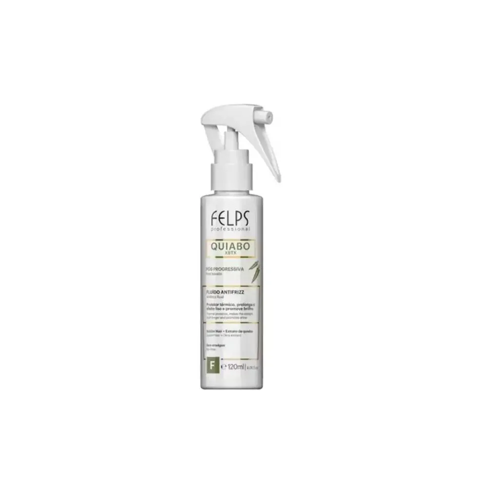FLUíDO ANTIFRIZZ QUIABO XBTX PóS PROGRESSIVA FELPS 120ML