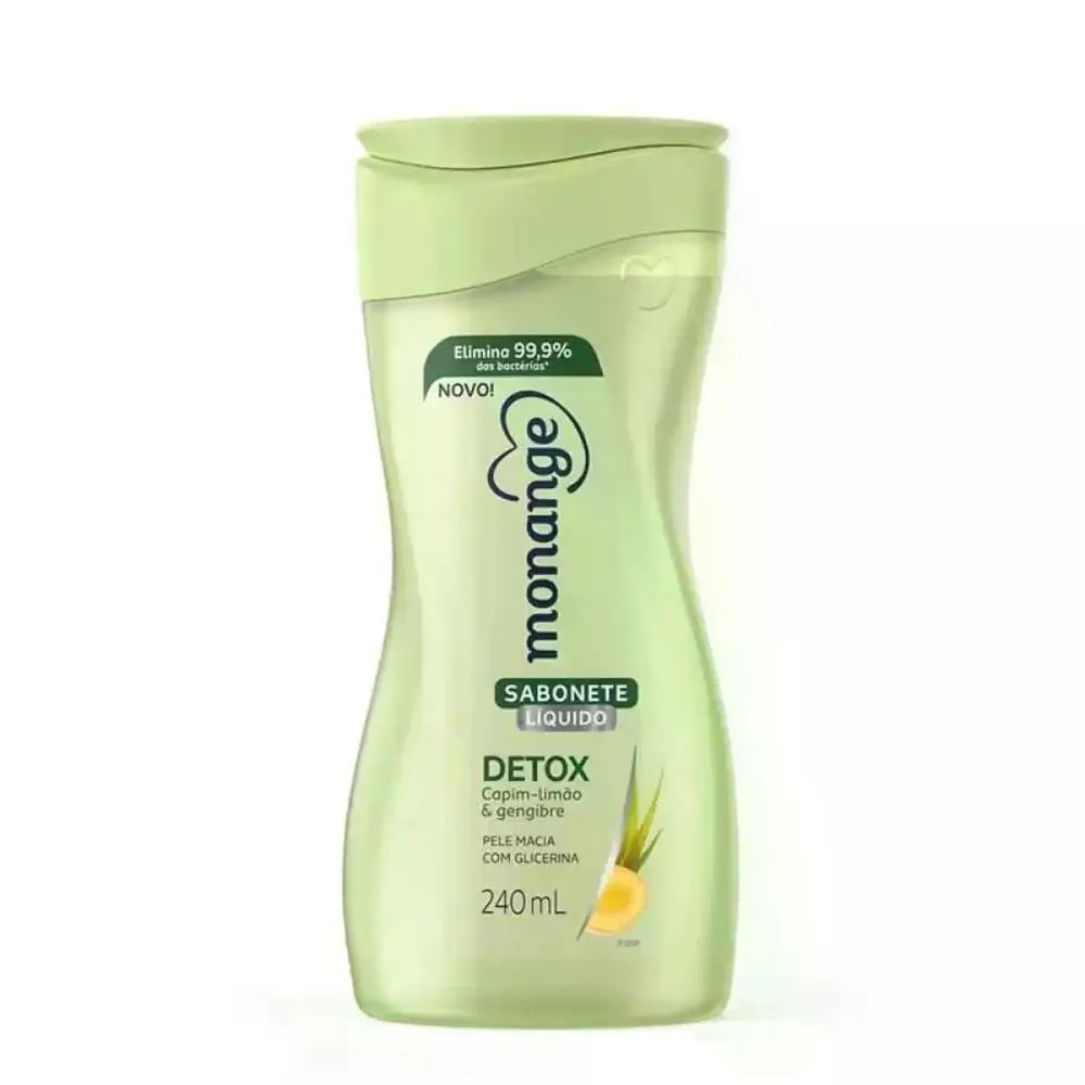 SABONETE LíQUIDO DETOX MONANGE 240ML