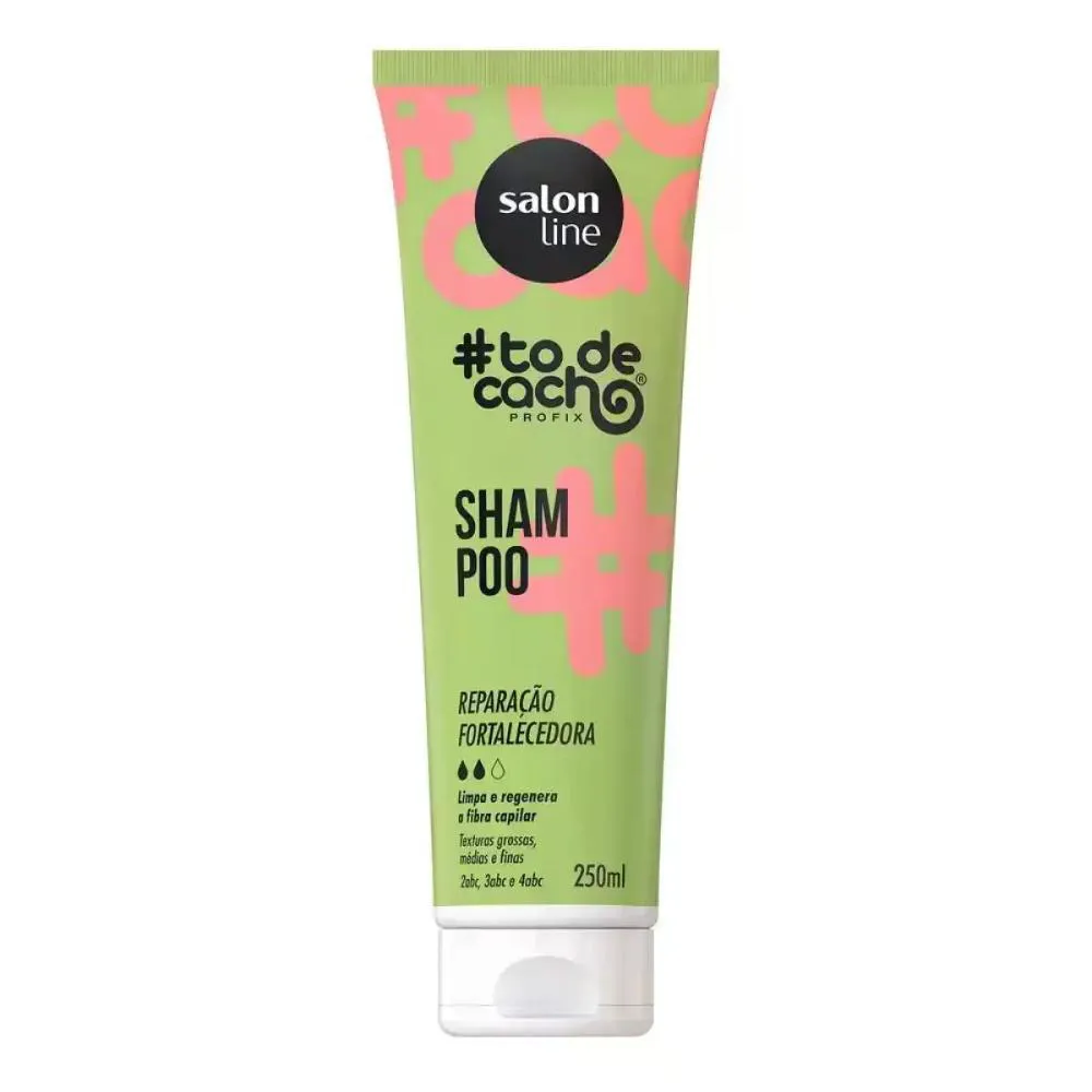 SHAMPOO #TODECACHO REPARAçãO FORTALECEDORA SALON LINE 250ML