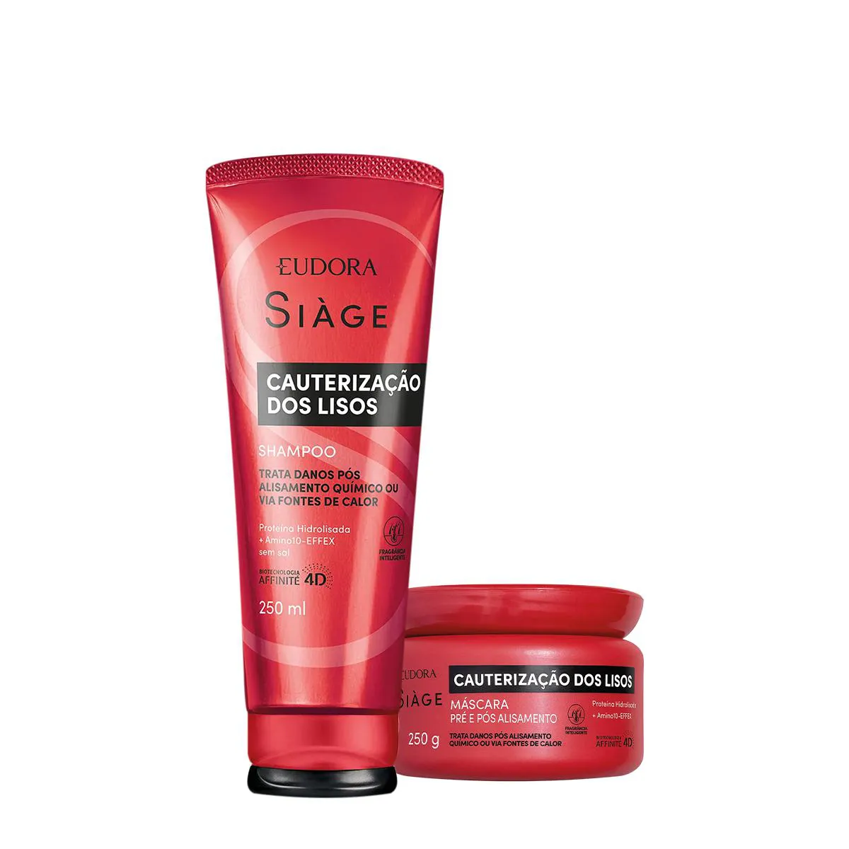 KIT EUDORA SIàGE CAUTERIZAçãO DOS LISOS SHAMPOO MáSCARA (2 PRODUTOS)