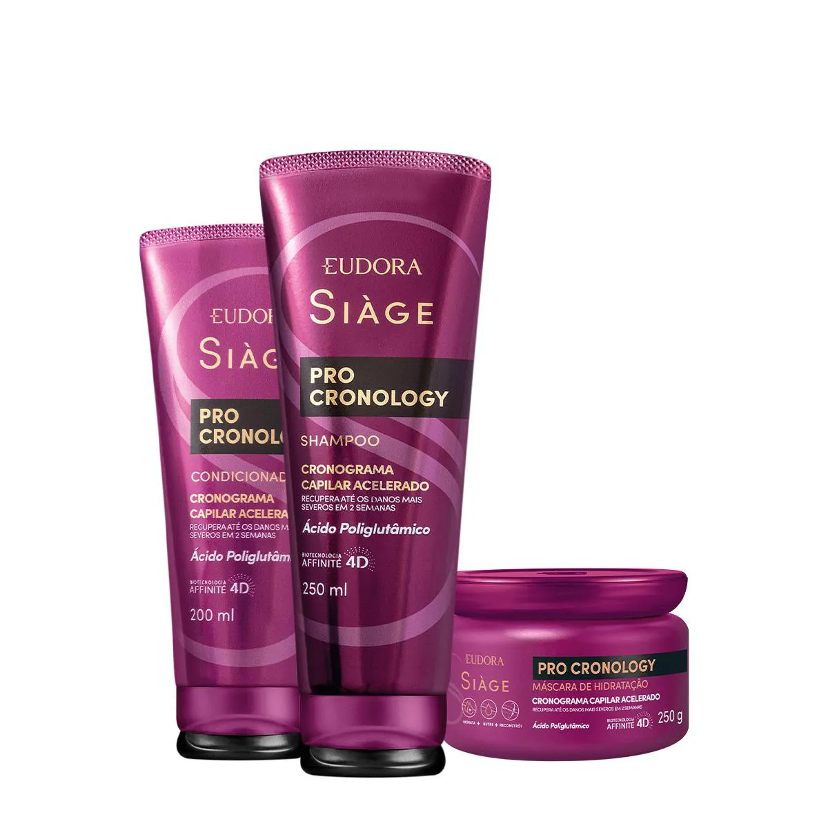 KIT EUDORA SIàGE PRO CRONOLOGY HOME CARE (3 PRODUTOS)