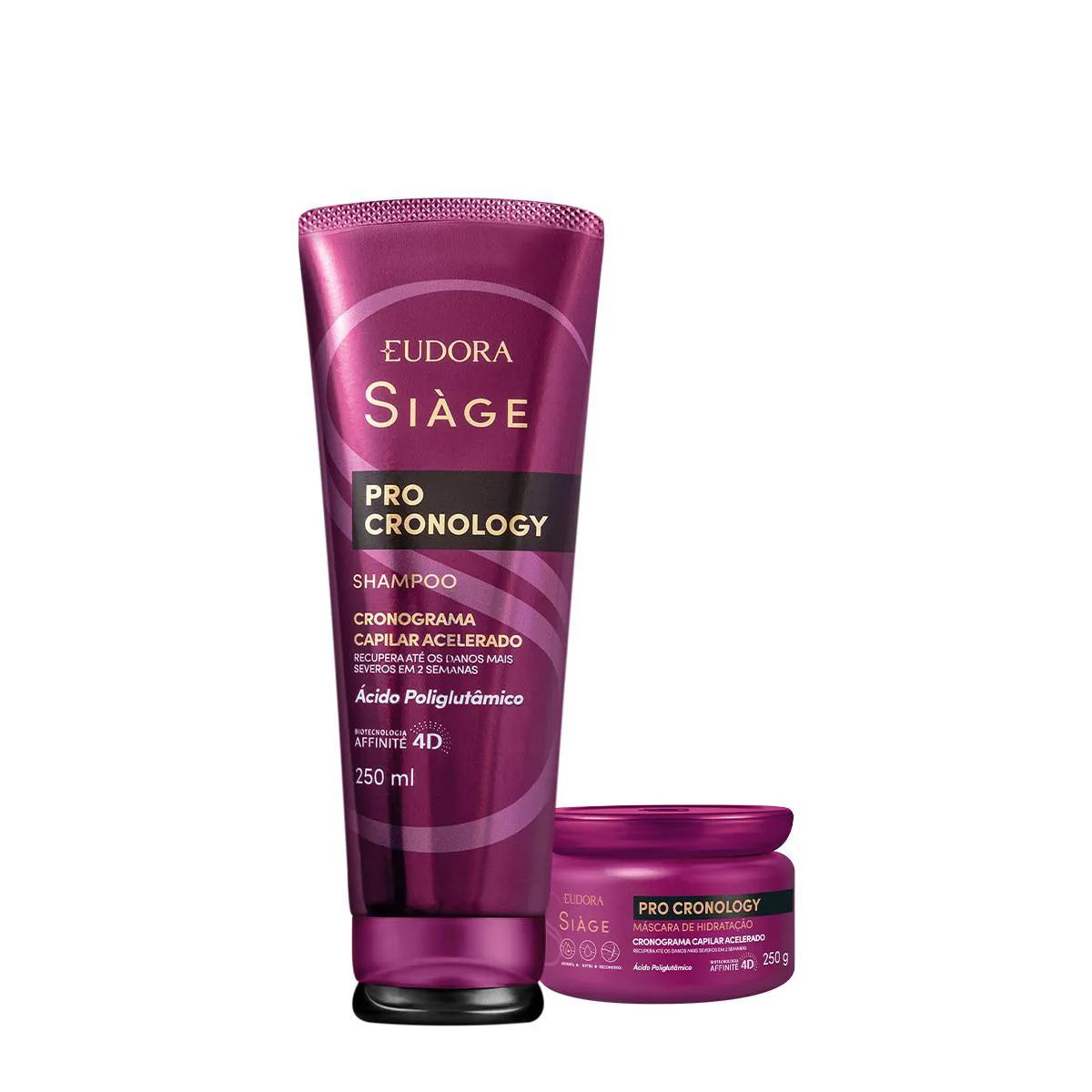 KIT EUDORA SIàGE PRO CRONOLOGY SHAMPOO MáSCARA (2 PRODUTOS)