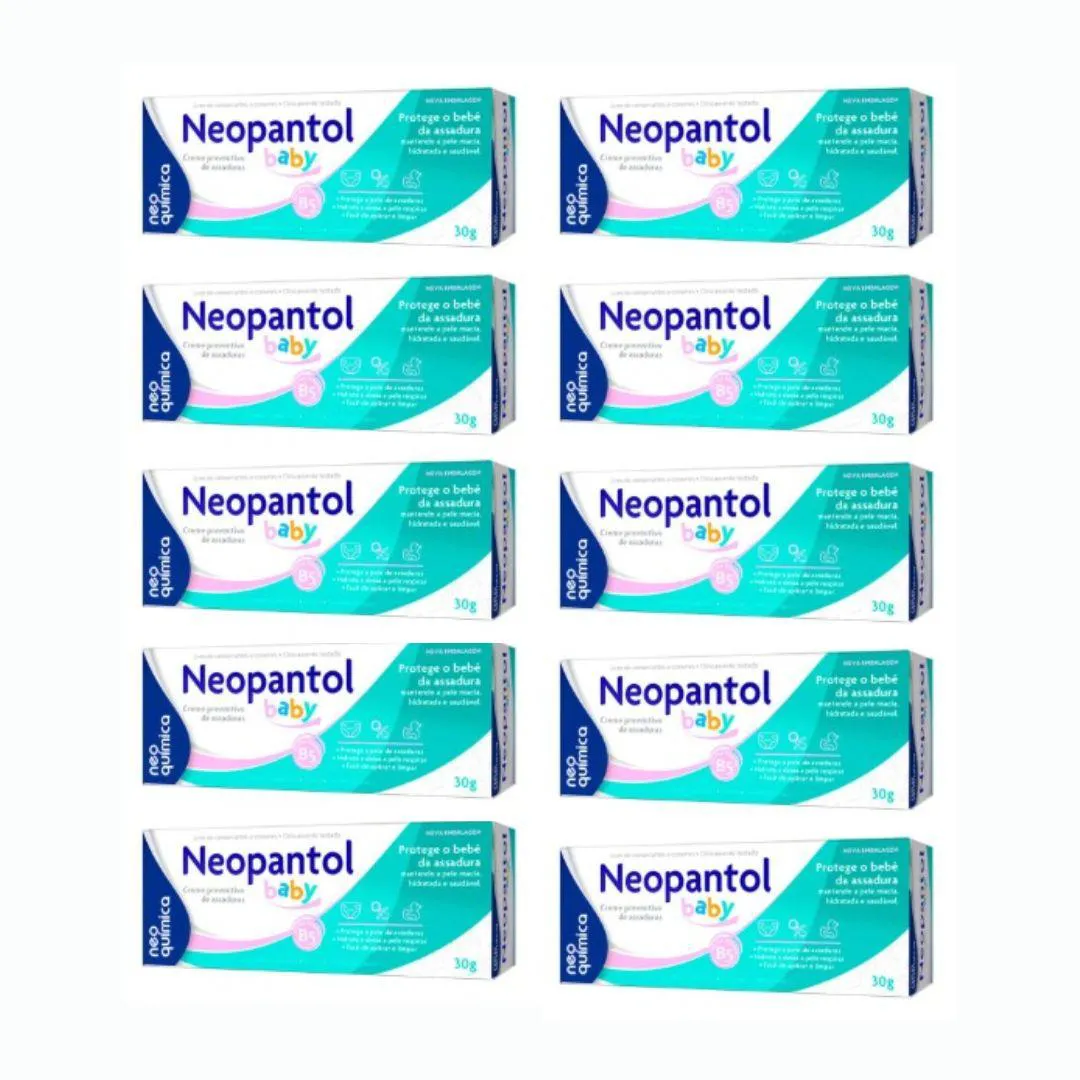 KIT 10X CREME DE ASSADURAS NEOPANTOL BABY - NEO QUíMICA