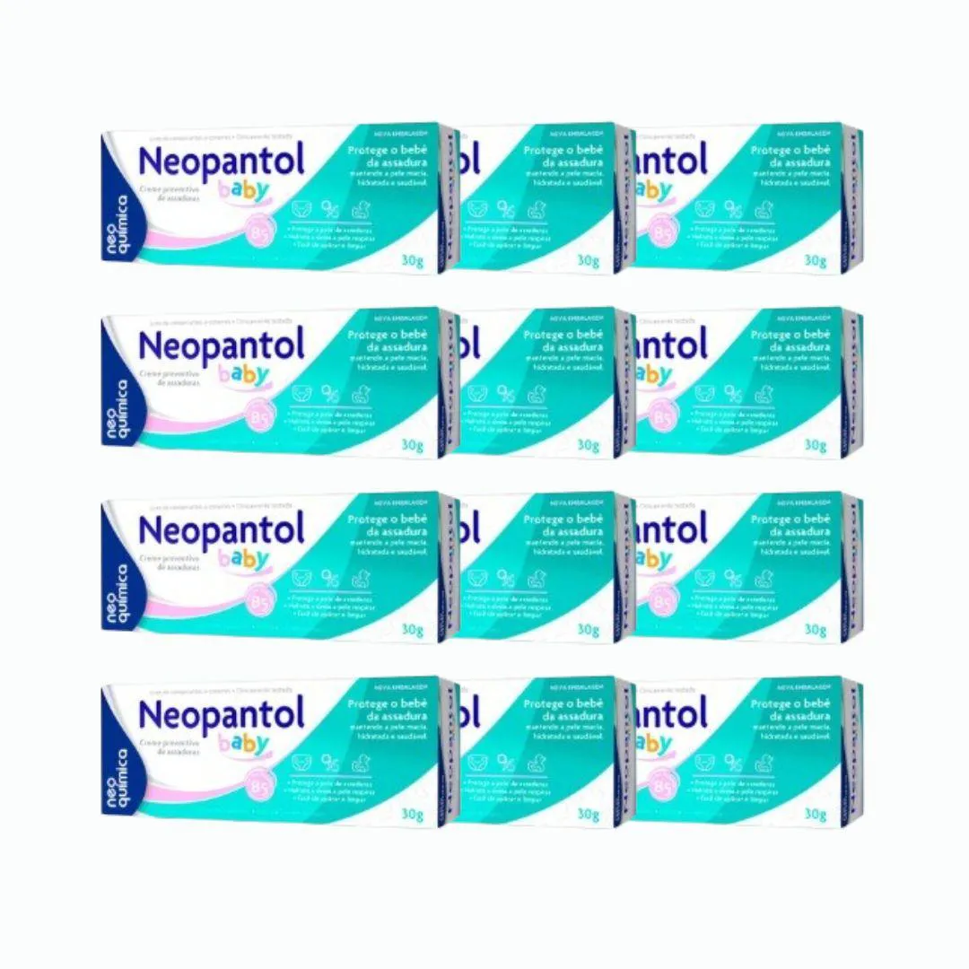 KIT 12X CREME DE ASSADURAS NEOPANTOL BABY - NEO QUíMICA