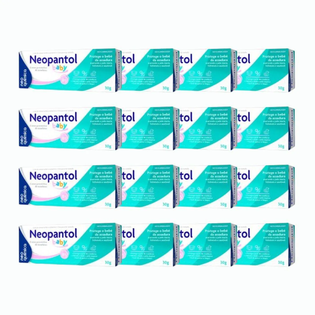 KIT 16X CREME DE ASSADURAS NEOPANTOL BABY - NEO QUíMICA
