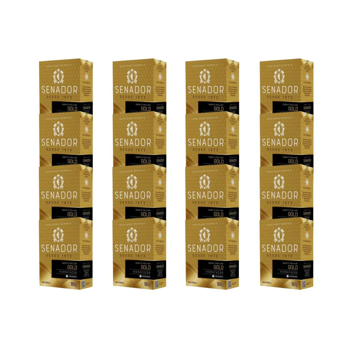 Kit 16X Sabonete Senador Gold 130G - Memphis