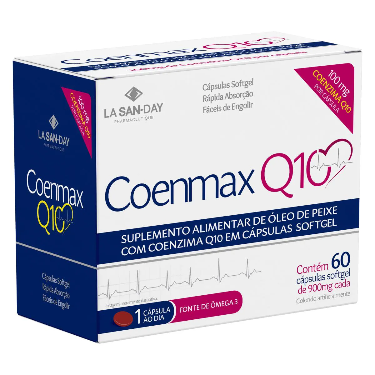 COENMAX Q10 - 60 CáPSULAS- LA SAN DAY