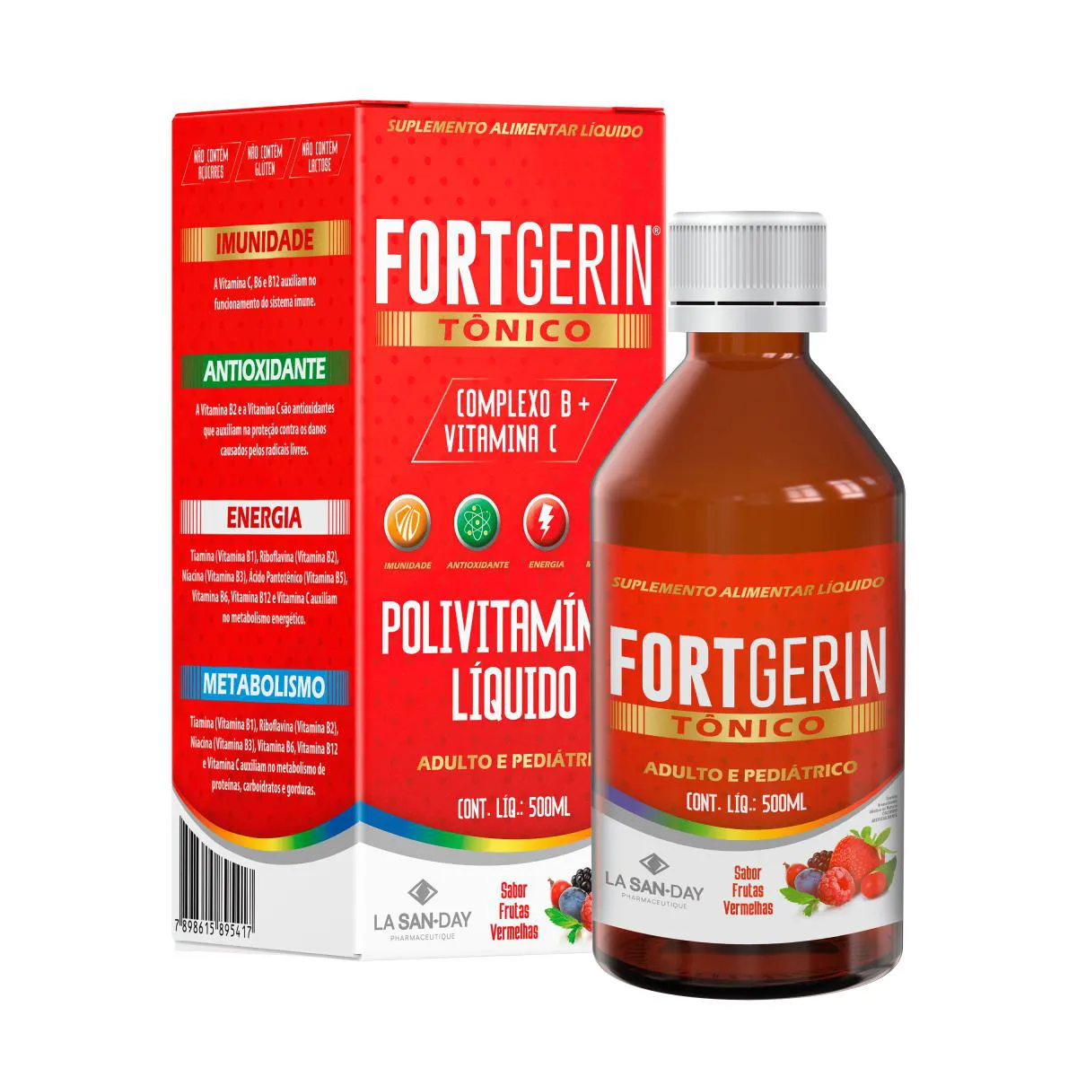 FORTGERIN TôNICO - 500ML - LA SAN DAY