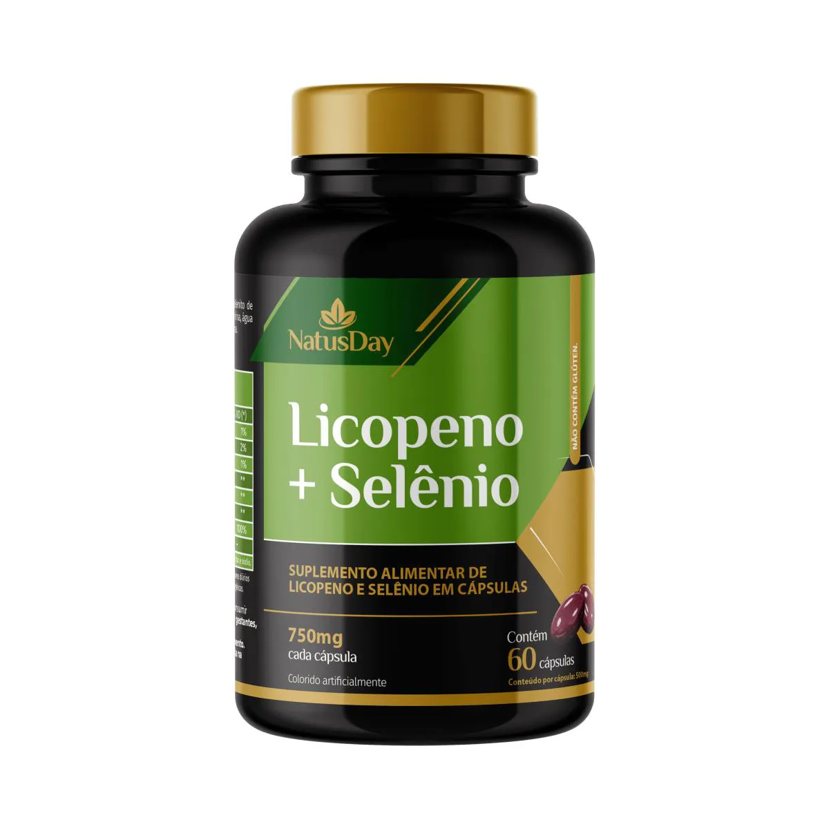 LICOPENO + SELêNIO  - 60 CáPSULAS - NATUSDAY