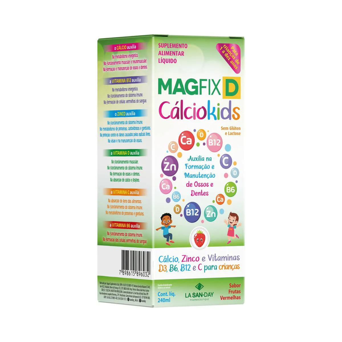 MAGFIX CáLCIO KIDS - 240ML - LA SAN DAY